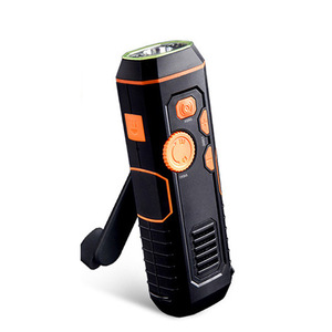 Lampe de poche portable à manivelle, lumière blanche Led, outil de survie d'urgence en plein air, Dl1009 - Product Image 3