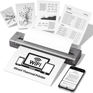 Imprimante thermique portable sans encre PHOMEMO <span class=keywords><strong>G100</strong></span> Pro WiFi Direct Print, compatible avec le format US Letter 8,5x11, compatible IOS/Android/Windows/Mac - Product Image 1
