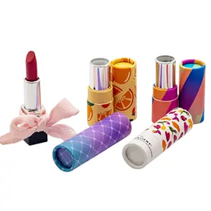 사용자 정의 미니 독특한 립글로스 튜브 멋진 립글로스 립스틱 립글로스 용기 포장 라운드 박스