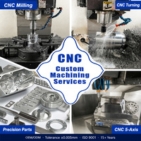 Service d'usinage CNC haute précision 3/4/5 axes, pièces de quincaillerie sur mesure, MOQ 1 pièce, centre d'usinage CNC OEM/ODM
