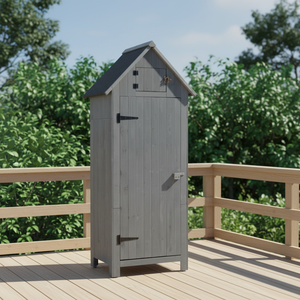 <span class=keywords><strong>Abri</strong></span> <span class=keywords><strong>de</strong></span> jardin en <span class=keywords><strong>bois</strong></span> portable, robuste et durable, facile à assembler, pour le rangement des outils et des débris, avec protection contre la pluie - Product Image 2