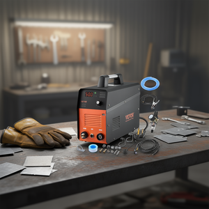 Coupe-plasma Vevor 50A 220V AC à onduleur pour la découpe de l'aluminium, de l'acier inoxydable et des métaux - Product Image 2