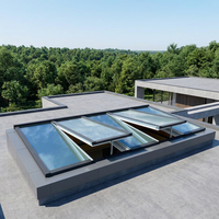 Fenêtre de toit à ouverture manuelle en aluminium avec verre trempé Low-e Rolansini, conforme à la norme AS2047