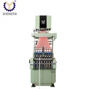 Mesin tali sepatu pabrik Zhengtai kumparan mekanis tenun Jacquard elektronik pita lari lebar Jacquard