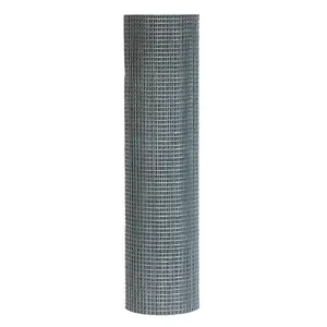 Gaiola de arame soldada de ferro galvanizado galvanizado para aves, gaiola de arame galvanizada eletro, 1x1