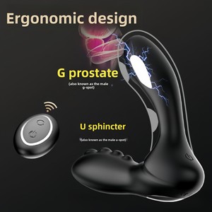 Electric <strong>Shock</strong> Gladiator Prostate <strong>Massager</strong> for Men Wireless Remote Control Anal Plug - Product Image 2
