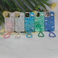 Étui de téléphone portable antichoc avec bracelet pour iPhone 17 Pro Max, coque de protection de luxe pour 15 Pro Max Samsung S25 S26
