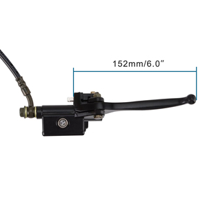 GOOFIT Ensemble de maître-<span class=keywords><strong>cylindre</strong></span> de <span class=keywords><strong>frein</strong></span> à disque hydraulique <span class=keywords><strong>avant</strong></span> de remplacement pour moto tout-terrain <span class=keywords><strong>50cc</strong></span> 70cc 150cc, Pit Bike, VTT - Product Image 3