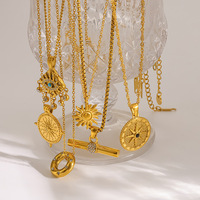 Collier personnalisé SSeesy, plaqué or 18 carats PVD, en acier inoxydable étanche, avec pendentif et chaîne à maillons, bijoux de fête, cadeaux