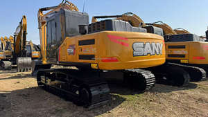 Excavatrice sur chenilles SANY215H modèle 2022 de 21 tonnes, d'occasion, pour travaux de construction lourde et aménagement paysager, avec pompe Isuzu PLC et roulement - Product Image 3