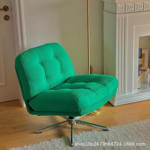 Sillón reclinable Dewey Linger, sillón giratorio individual con relleno de espuma, reclinable manual para sala de estar, balcón, apartamento pequeño - Product Image 1