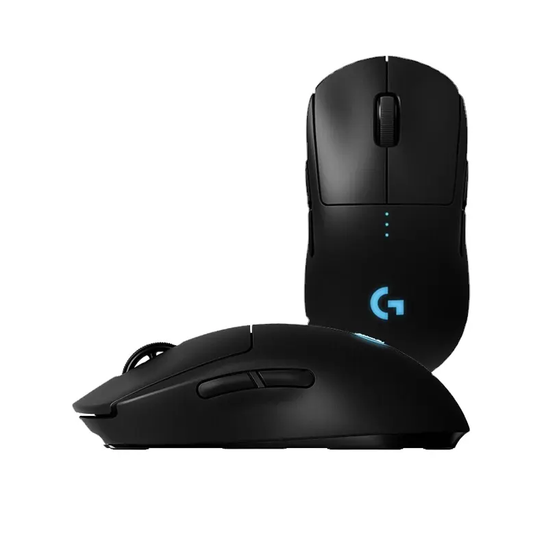 Logitech G PRO เมาส์ไร้สายสำหรับเล่นเกม,เมาส์ไร้สายความละเอียด16000 DPI เซ็นเซอร์เลเซอร์เกมมิ่งเมาส์ LIGHTSPEED RGB โหมดคู่เมาส์ POWERPLAY ใช้ได้