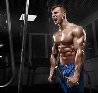 Corde de tirage pour machine à triceps en nylon robuste de haute qualité, 27 pouces, accessoire pour machine à tirage vers le bas, corde de tirage pour biceps