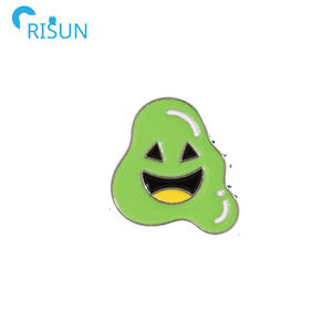 卸売り漫画クリエイティブシンプルスマイルエナメルピンカスタムロゴスマイルフェイスレインボーラペルピンブローチ喪エナメルブローチピン - Product Image 4