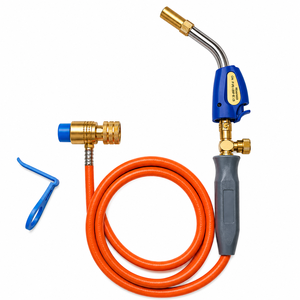 Antorcha de Soldadura y Corte MAPP de Propano y <span class=keywords><strong>Butano</strong></span>, Encendido por Ignición, <span class=keywords><strong>para</strong></span> HVAC, Soldadura de Tuberías de <span class=keywords><strong>Cobre</strong></span>, Reparación Manual, Antorcha de Aleación de Aluminio 6061 - Product Image 5