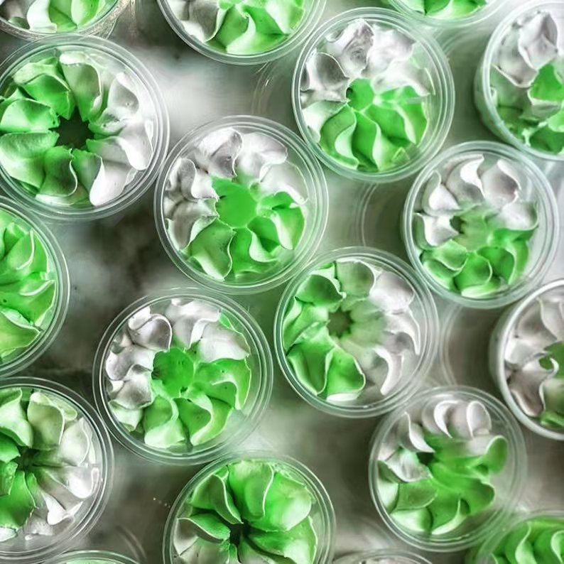 Whipped Moisturising Soap Tower Soap Fluff, 5 Soap Pots  Vegan Friendly Beauty Gift Softer Skin Shower Whip with private label