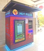 Distributeurs automatiques de pizzas entièrement automatiques pour la vente en extérieur, modèle 2026, pour la préparation rapide de repas en libre-service