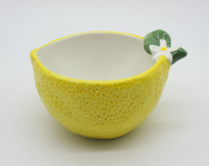 Grande carafe à jus <span class=keywords><strong>en</strong></span> céramique motif citron, <span class=keywords><strong>pot</strong></span> à eau <span class=keywords><strong>en</strong></span> porcelaine texturé fruits, poignée peinte à la main, écologique, compatible lave-vaisselle, 1L - Product Image 4
