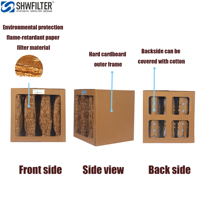 Nouveau filtre à peinture en carton OEM haute efficacité, haute résistance à la température, filtre à peinture sèche en forme de nid d'abeille, filtration à 98%