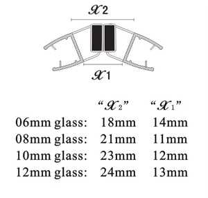 Sellos Magnéticos <span class=keywords><strong>para</strong></span> <span class=keywords><strong>Mamparas</strong></span> <span class=keywords><strong>de</strong></span> Ducha, Reemplazo <span class=keywords><strong>de</strong></span> Alta Calidad, Impermeables, Resistentes al Óxido, Duraderos, Modernos, Personalizables - Product Image 3