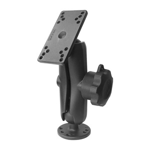 Soporte para Sonda de Pesca VINmounts Helix 7, Base de Bola Recta de 1.5 Pulgadas, Brazo de Doble Encaje de 15 cm, Ajustable 360°, Bloqueo Antirrobo, Duradero y Estable - Product Image 1
