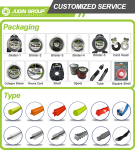 Pièces détachées pour débroussailleuse à essence Coupe-herbe en métal et nylon 3mm pour couper l'herbe Coupe-herbe universelle <span class=keywords><strong>Fil</strong></span> 0.95 Ligne de débroussailleuse - Product Image 4