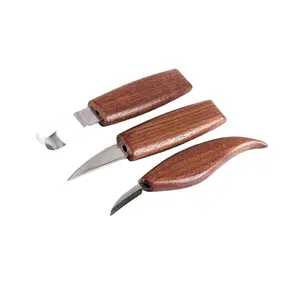 Herramientas de tallado de madera, cinceles de tallado, Kit de cuchillos para principiantes