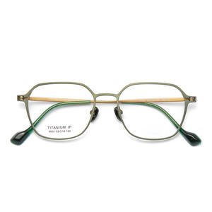 Montures de lunettes en titane IP, rectangulaires, monture complète, légères, unisexes, origine Danyang, numéro de pièce 9002, verres en acrylique - Product Image 5