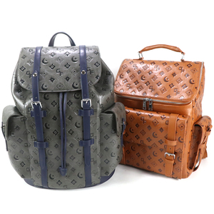 Sac à dos <span class=keywords><strong>de</strong></span> voyage Gorfia vintage personnalisé en cuir PU, grande capacité, décontracté, multi-poches, pour ordinateur portable, étanche - Product Image 5