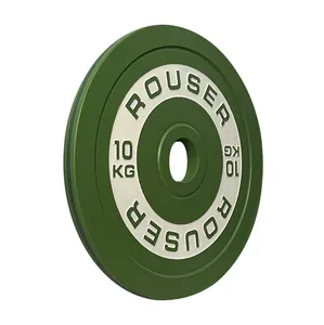 Rouser Fitness Calibrated KG Colorful Steel Plates Weight Plates 5kg 10kg 15kg 20kg 25kg Iron Weight Plates