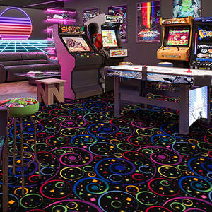 Tapis <span class=keywords><strong>de</strong></span> salle <span class=keywords><strong>de</strong></span> cinéma à domicile <span class=keywords><strong>de</strong></span> luxe écologique Design en nylon résistant au feu pour salle <span class=keywords><strong>de</strong></span> cinéma Tapis KTV mur à mur - Product Image 3