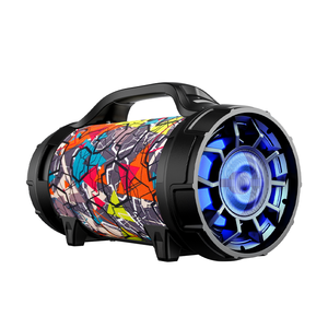 Caja de Subwoofer de 6.5 Pulgadas Amplificada con Luces LED de Colores Intermitentes, Altavoz de Plástico Profesional Tipo <span class=keywords><strong>Boombox</strong></span> 3 - Product Image 1