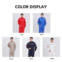 Anti-statique 65% Polyester 35% Coton Minière Charbon Gaz Sécurité Travailleur Vêtements Combinaison Anti Acide Alcali Workwear Travail Travail Uniforme
