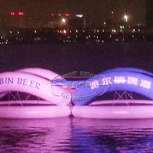 สะพานน้ำเป่าลมฮาร์บินเบียร์ ขนาดใหญ่ สำหรับใช้งานกลางแจ้ง ทำจาก PVC รับน้ำหนักได้ 500 กก. - Product Image 3