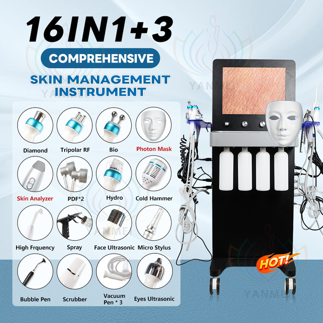 Jet Peel Deep Cleaning Skin Rejuvenation Microdermabrasion Hydrodermabrasion Oxygen Facial Machine