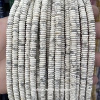 Perles d'espacement en pierre naturelle Abacus 2*6mm, 160 pièces/brin, perles lâches pour la fabrication d'accessoires de bijoux DIY