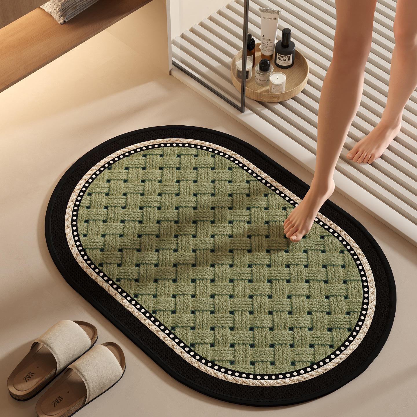 Tissu élégant à motif bleu