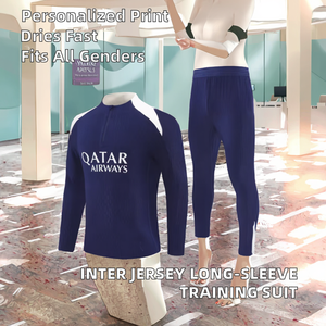 Completo da <span class=keywords><strong>Calcio</strong></span> per Uomo, Maglia e Pantaloncini in Poliestere/Nylon, Asciugatura Rapida, Traspirante, Nome Squadra Personalizzato, Stampa a Trasferimento Termico, Disponibile - Product Image 2