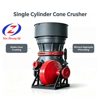 Concasseur à cône hydraulique monocylindre simple et fiable pour la production d'agrégats miniers 50-400tph CE ISO