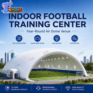 Centro de Entrenamiento de Fútbol Cubierto con Domo Inflable, Iluminación LED y Membrana de Tamaño Personalizado - Product Image 2