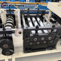 Machine de formage à rouleaux entièrement automatique à grande vitesse pour planches d'échafaudage en acier galvanisé, ligne de production de découpe hydraulique PLC
