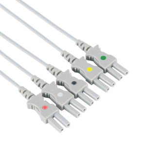 Consumibles Médicos Compatibles con Spacelabs, Cables de ECG Ultraview SL 90367, Cable de ECG de 5 Derivaciones Ultraview con Conector a Presión IEC - Product Image 1