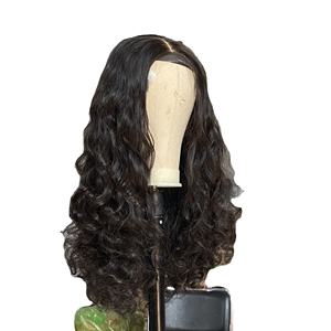 Perruque à fermeture en dentelle ondulée bouclée à donneur unique, 100 % cheveux humains bruts vietnamiens, extensions de cheveux naturels vierges, lot de perruques - Product Image 2