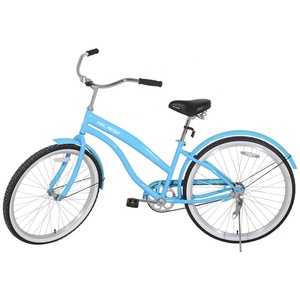 JOYKIE Bicicleta de ciudad para adultos de 26 pulgadas bicicleta de crucero de playa <span class=keywords><strong>rosa</strong></span> para mujer, bicicleta OEM Lowrider - Product Image 6