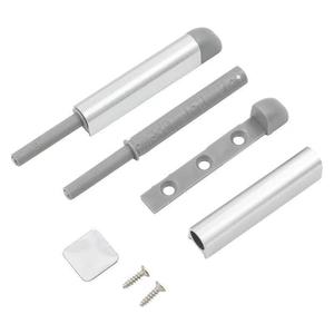Cabinet <b>Door</b> Spring Loaded Latch Drawer Concealed Magnetic <b>Catch</b> Silver Aluminum <b>Door</b> Mount Hardware - Product Image 1