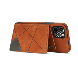 Funda protectora telefon movil sang trọng lật Cover quay lại PU Leather Wallet trường hợp điện thoại cho Iphone 15 Pro Max da trường hợp iPhone 14 - Product Image 3