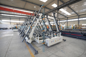 Machine de chargement de verre E-WORLD, épaisseur 3-19 mm, machine de découpe de verre automatique de haute précision, construction en acier - Product Image 5