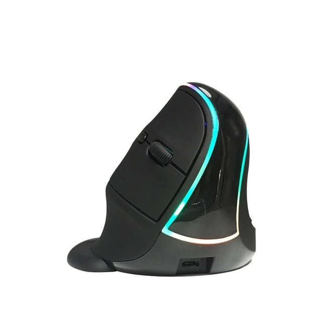 2.4G Wireless Right Handed Mouse RGB Vertical Ergonomics  Mouse for Gaming Laptop Desktop Mice