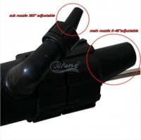 Pistolet de pluie agricole en métal à usage intensif Titans avec buses secondaires pivotantes et pulvérisation longue portée de 50m Fabricant OEM