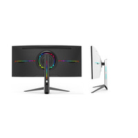 Vente directe d'usine, écran incurvé pour jeux de 34 pouces, écran IPS, 3440x1440, 165 Hz, 4K, DP, support réglable pour ordinateur de bureau